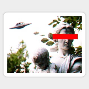 I Want To Believe - Vaporwave Aesthetic Sticker